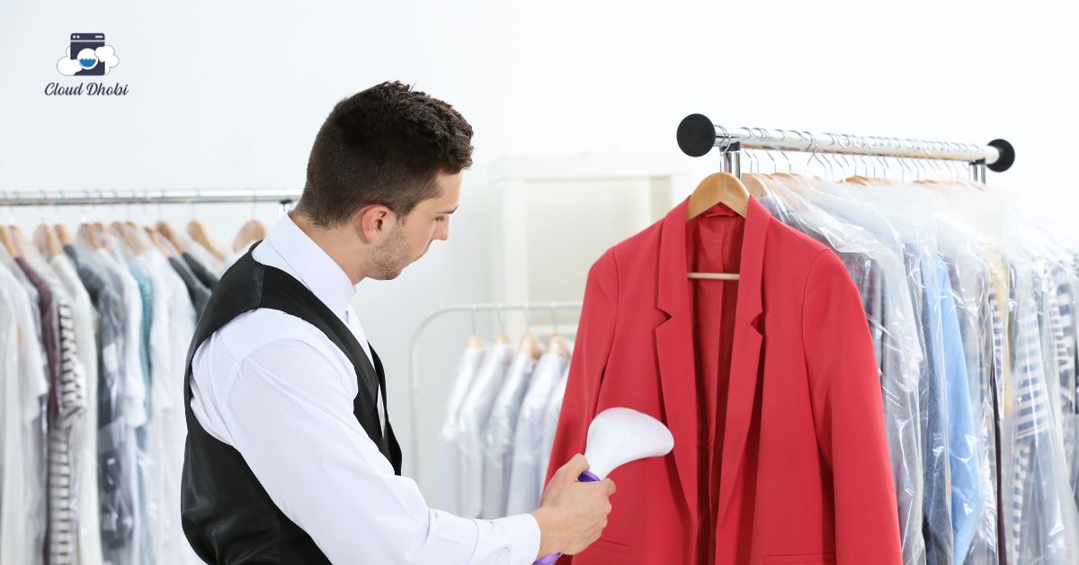 Eco-friendly dry cleaning service at Cloud Dhobi