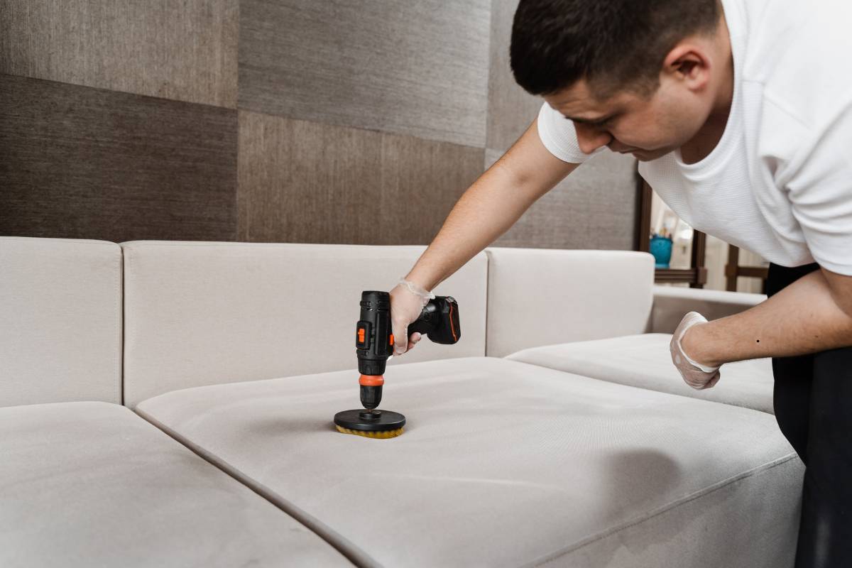 Sofa dry cleaning service for delicate fabric and premium upholstery care