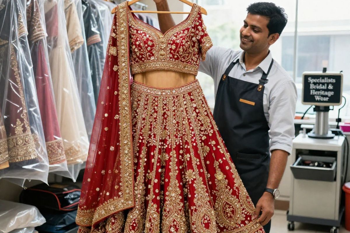 Cloud Dhobi - wedding lehenga preservation service across Delhi NCR