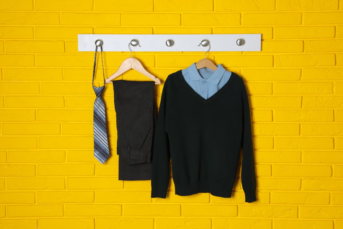 school dress laundry plan - before and after results