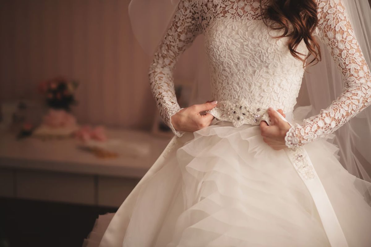 wedding dress dry cleaning in ghaziabad - Cloud Dhobi featured image